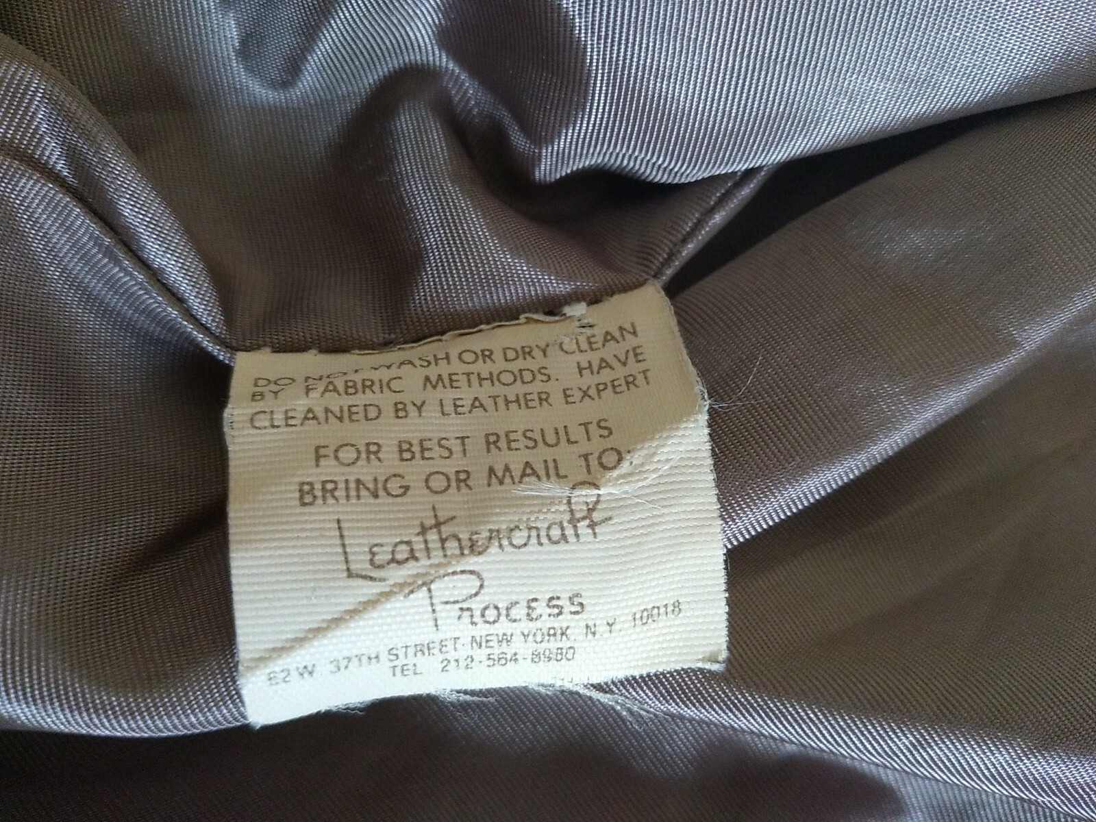 Vintage 1970&rsquo;s General Leather-NY Women&rsquo;s Beige Leather Size Small Jacket
