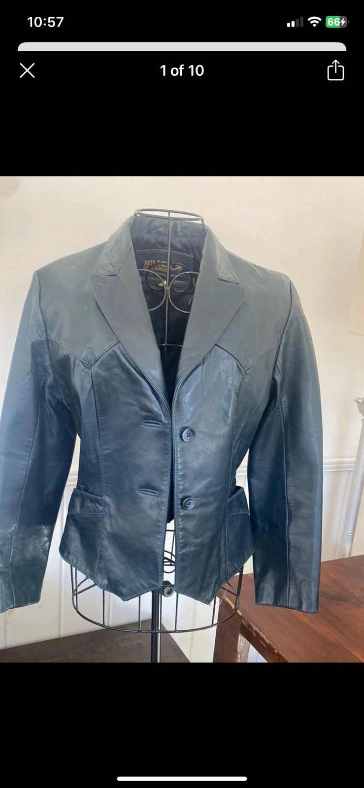 Miller Stockton Western Women&rsquo;s Vintage Jacket Dark Teal