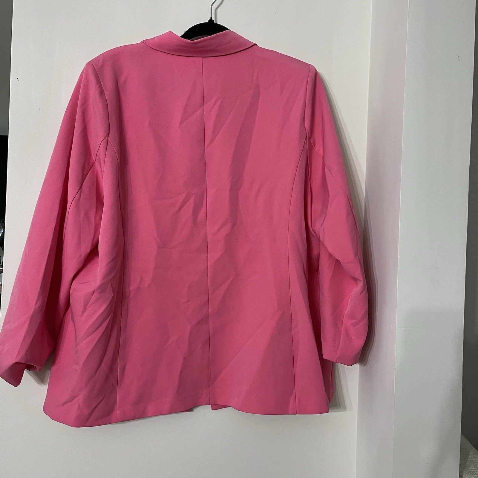 Cato Women’s Hot Pink Suit Blazer 18/20 Shoulder Pads Made In Vietnam Vintage