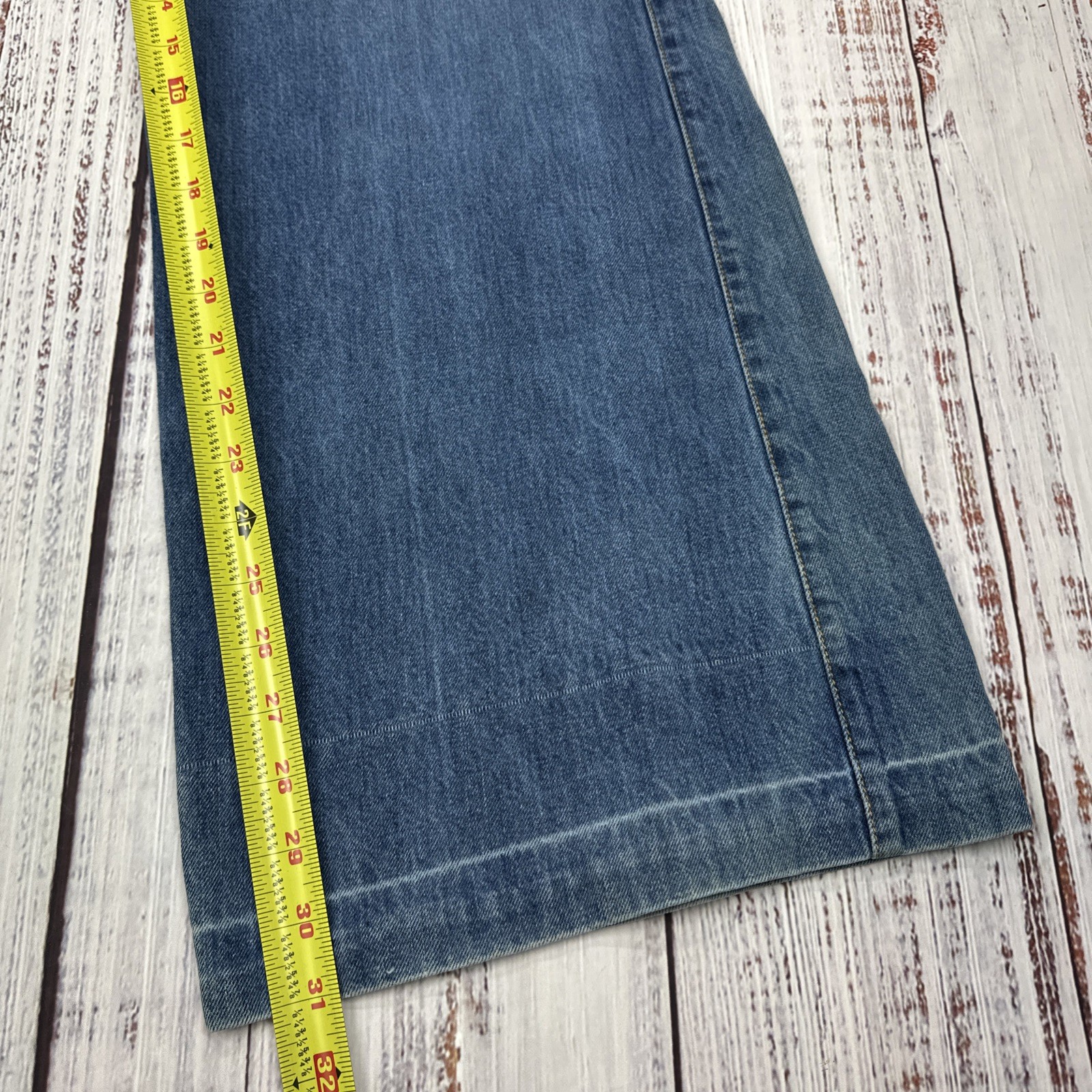 VTG 70’s Pentimento Bell Bottom Jeans Womens Sz 9(23×31) High Waist Stretch RARE