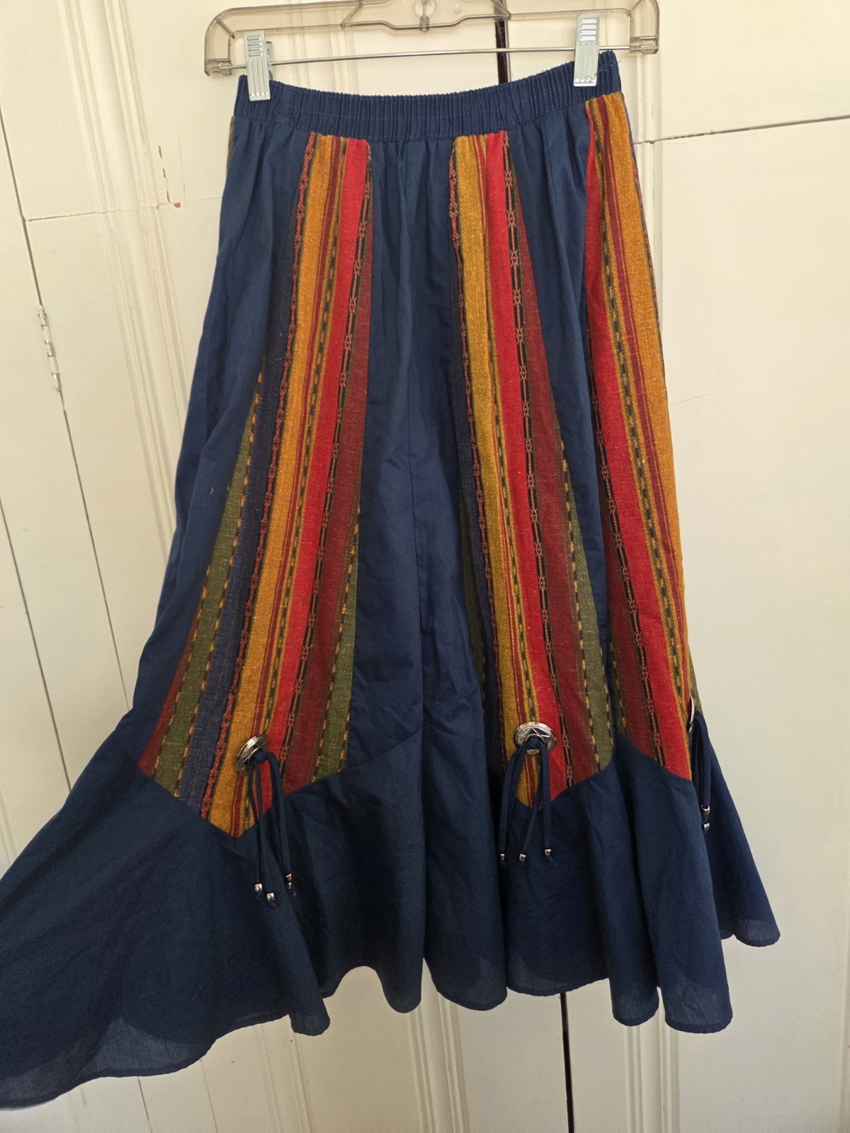 Malco Modes Vintage Partners Please Western Prairie Skirt Size 8 square dancing