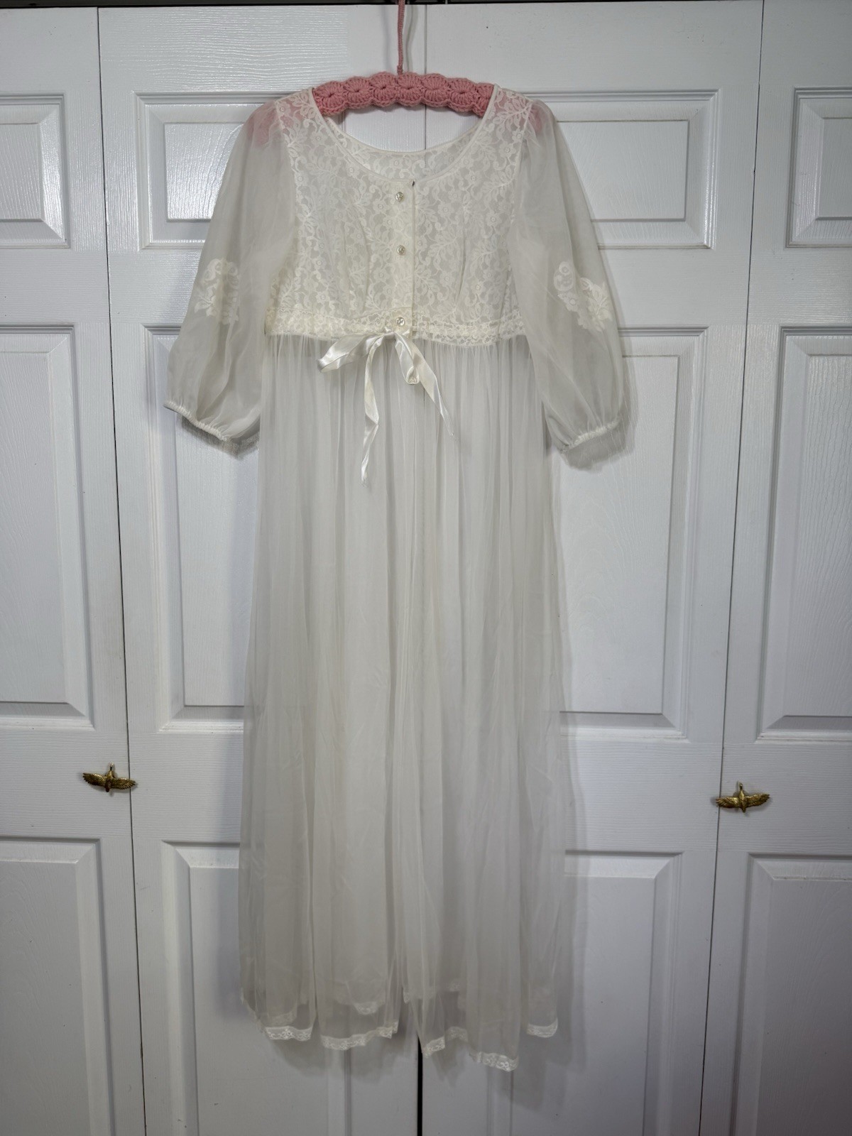 Union Tag Miss Elaine Bridal Peignor Gown Robe Set – Vintage