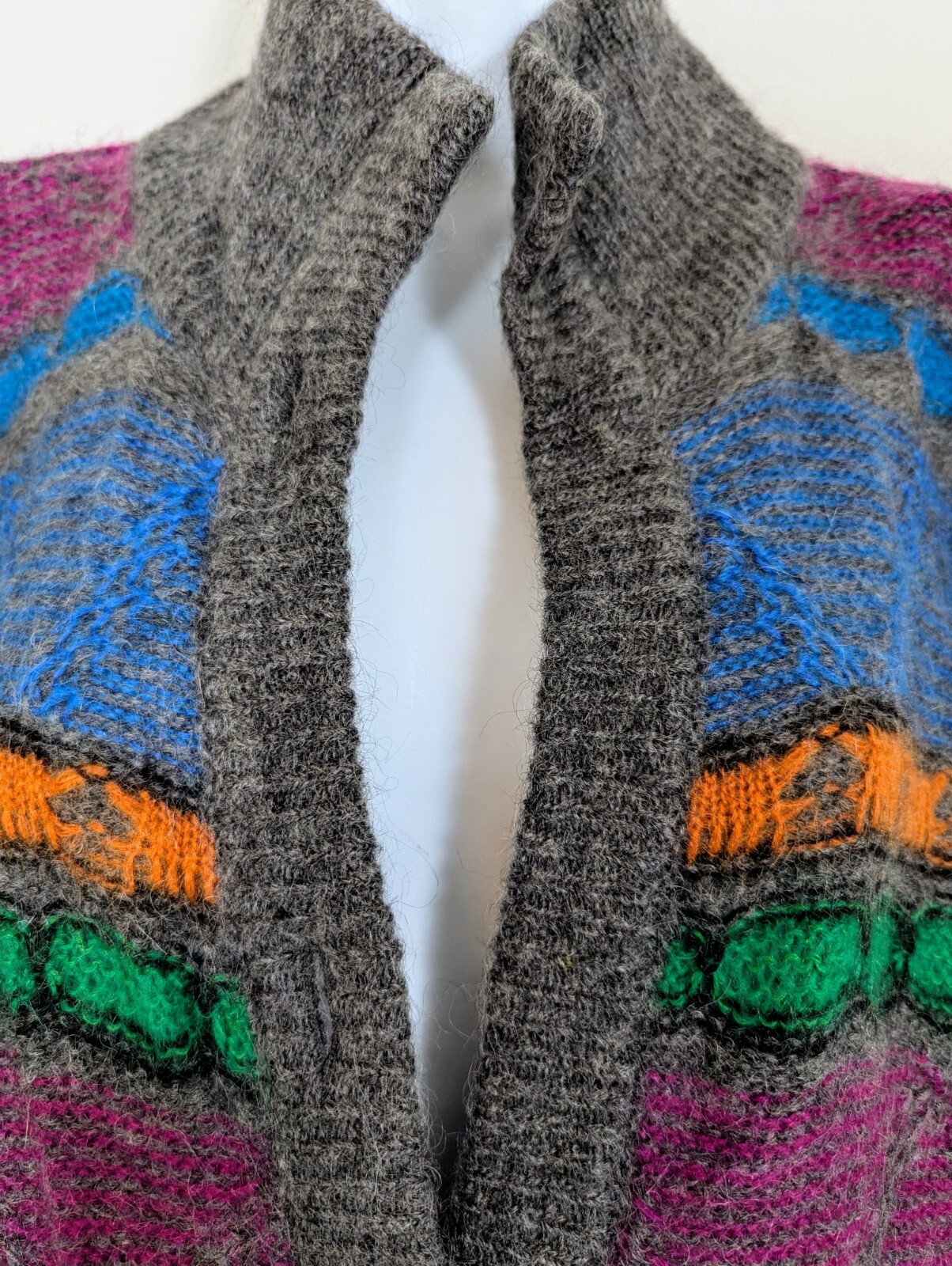 Vintage Escada Margaretha Ley Long Sleeve Mohair Sweater Size 38 W Germany 1980s