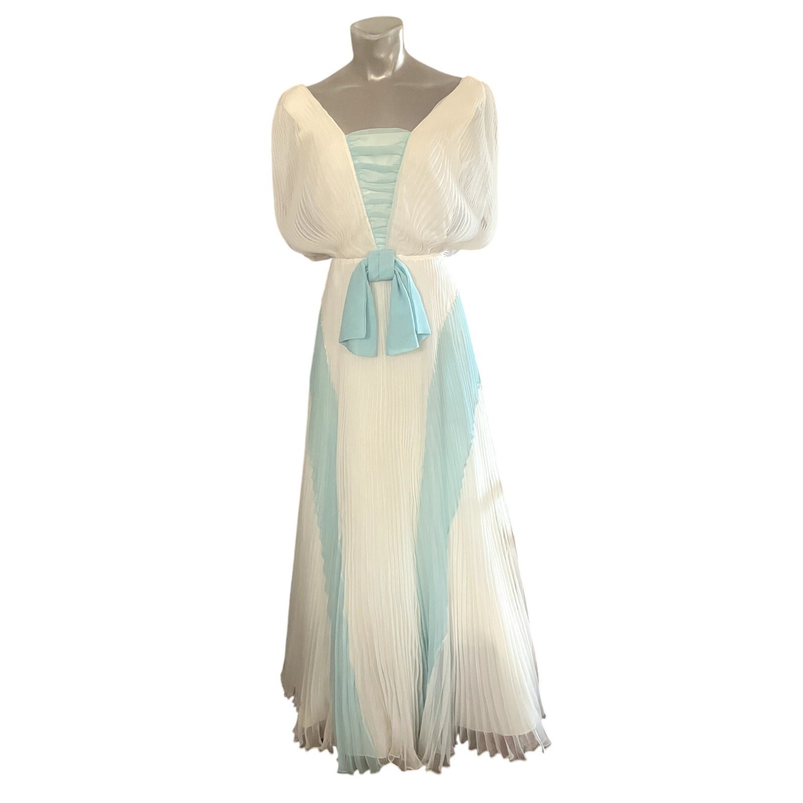VINTAGE 50s-60s Lilli Diamond of California Gown Dress Small S REGENCY FAIRY