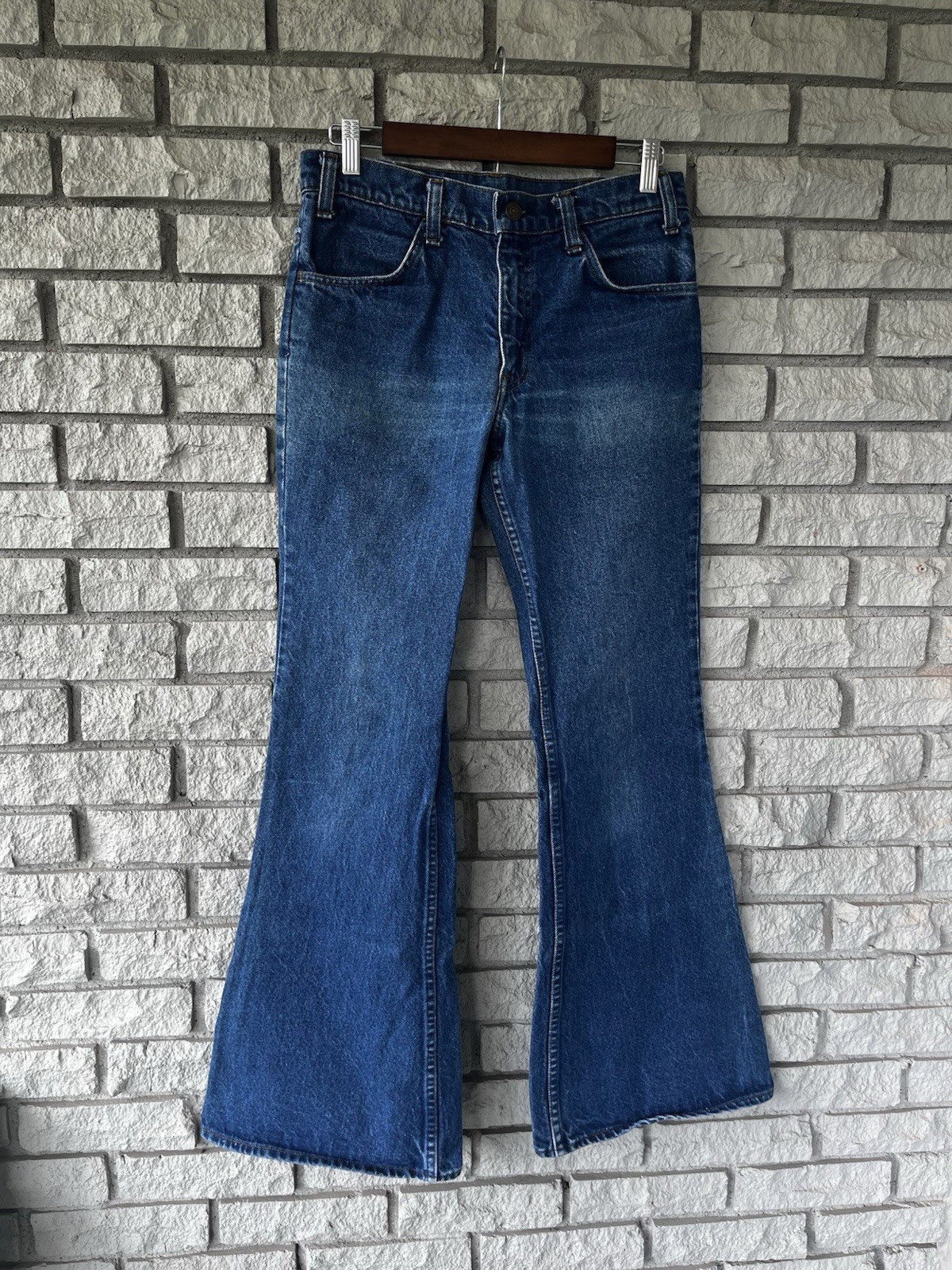Vintage 684 Orange Tab Levi’s Darkwash Bell Bottom Jeans W31| L34