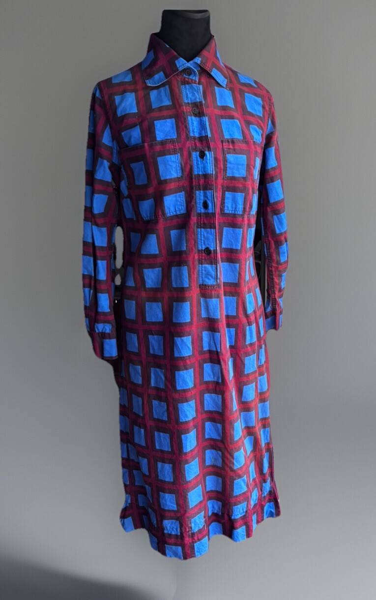 1973 Marimekko Finland BOHO Hippy Shirt Dress.AOP,medium
