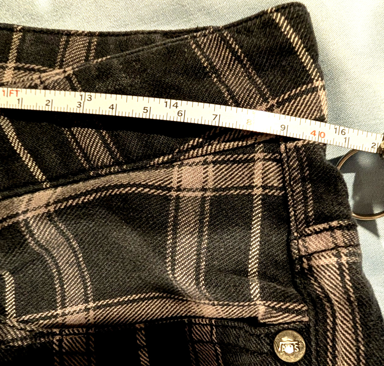 VANS plaid Low-rise Flattering Pants/Jeans retro classic super cute! womens