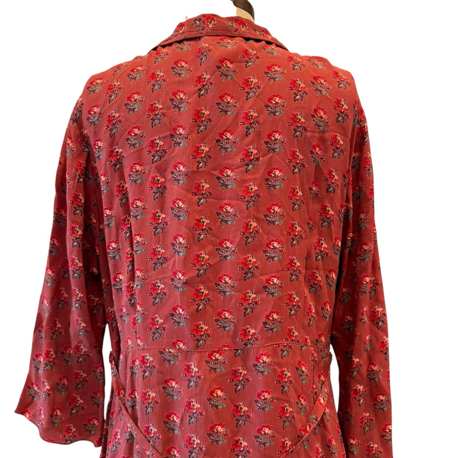 April Cornell Vintage 90s Cottagecore Dress Sz L Pre Owned