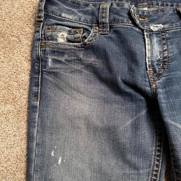 VINTAGE SILVER JEANS LOW RISE BOOTCUT DENIM