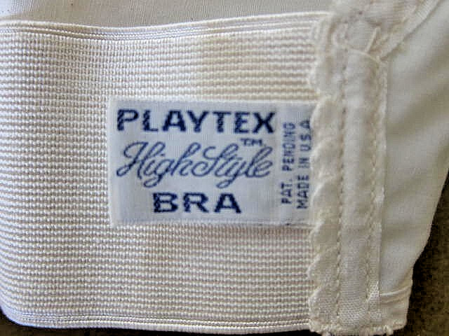 Vintage Never Worn Playtex High Style Bra Wireless Pointy Unlined Cup Sz 32C