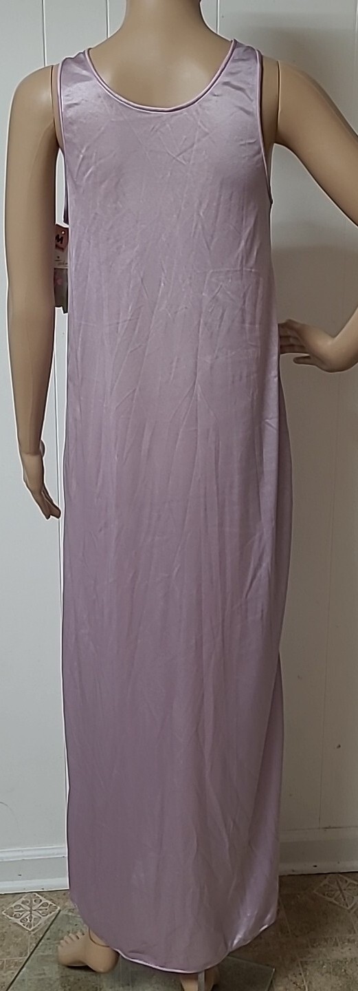 Nwt Vintage Texsheen Nightgown /Jacket 2 pc Set Mauve Purple Women&rsquo;s M