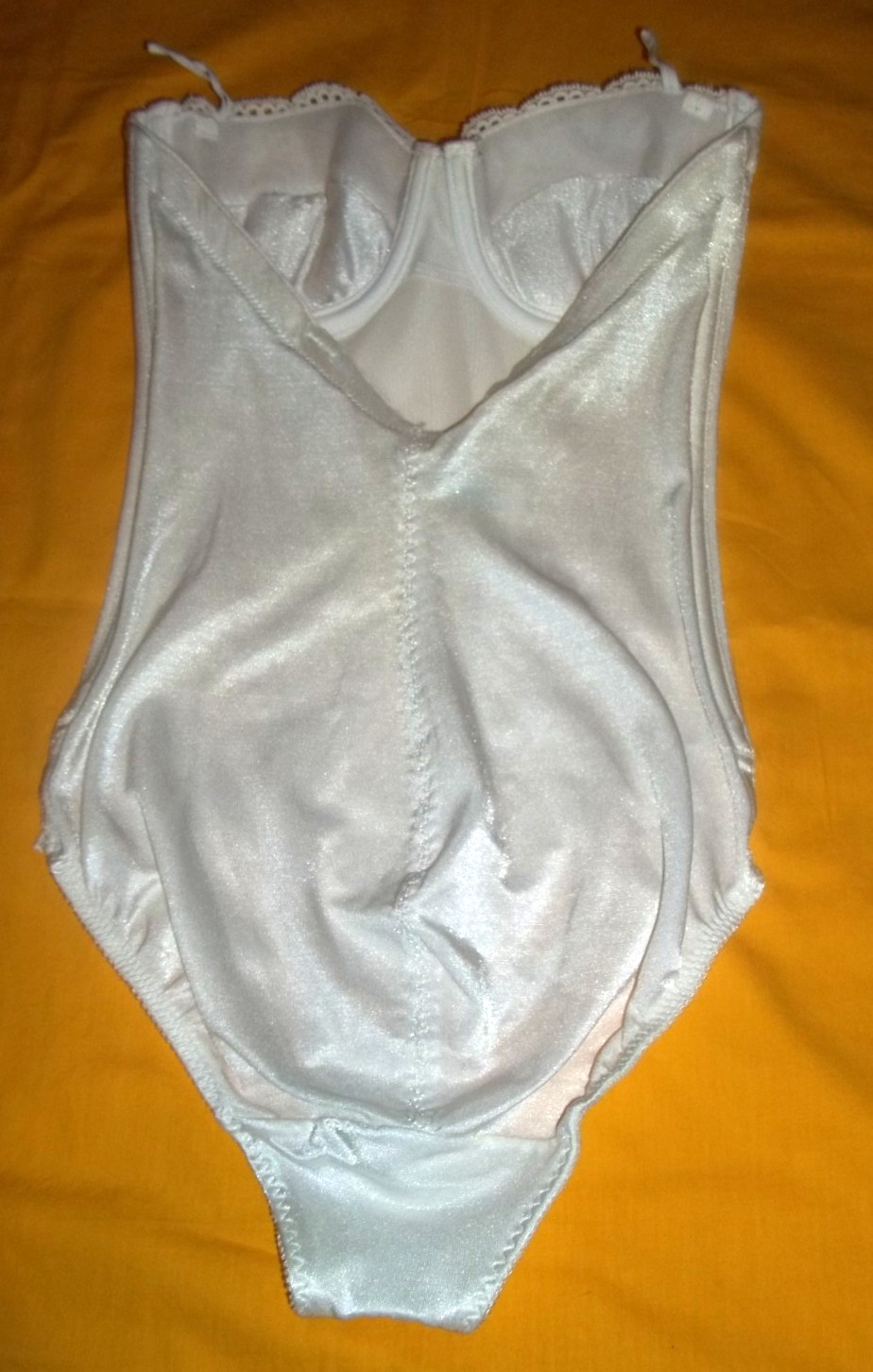 Vtg Maidenform Flexees 5869 All in One Girdle Second Skin Shaper Bodysuit sz 34B