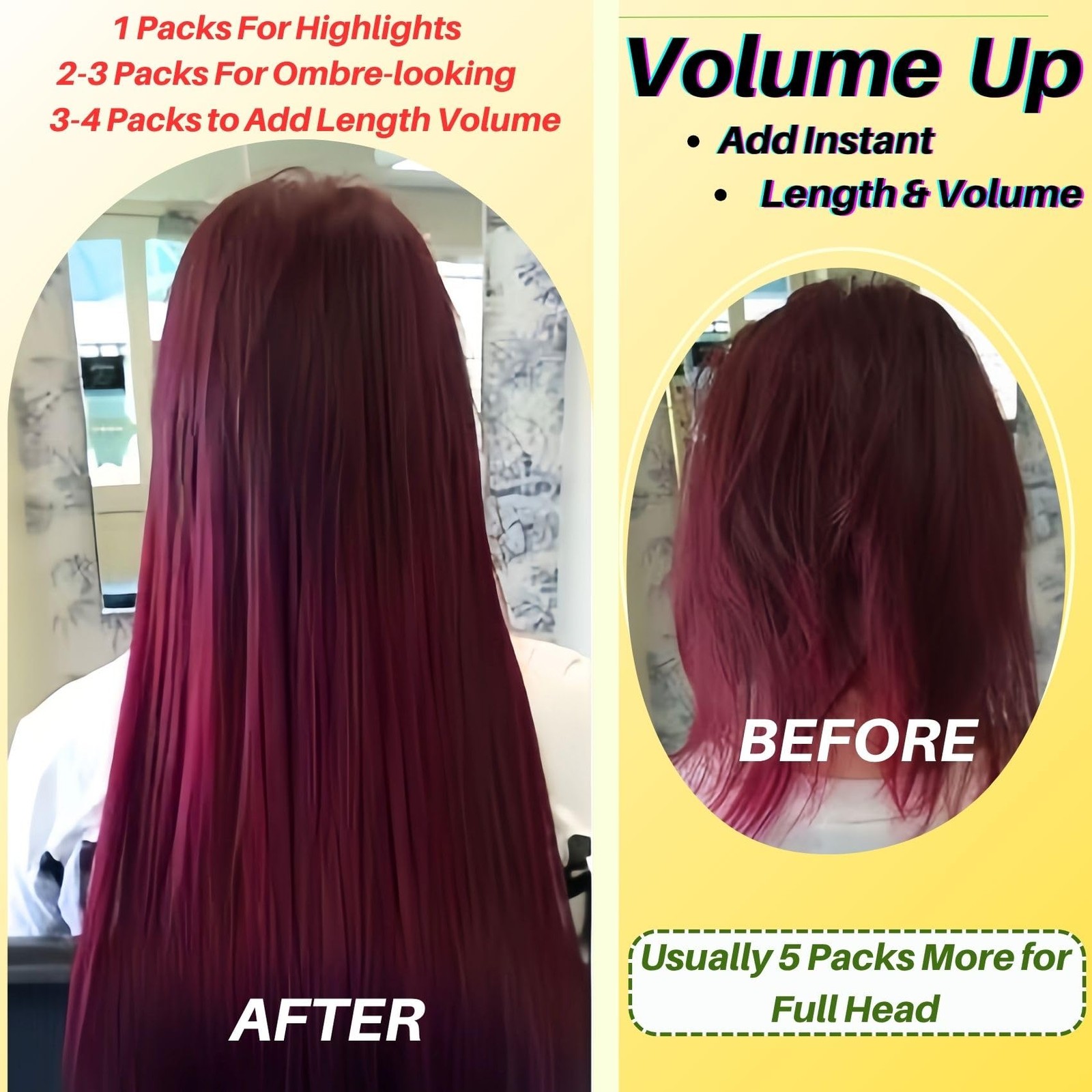 Burgundy 24 Inch Human Hair Extensions Tape-in Straight Remy Hair 20Pcs 50G Cosp
