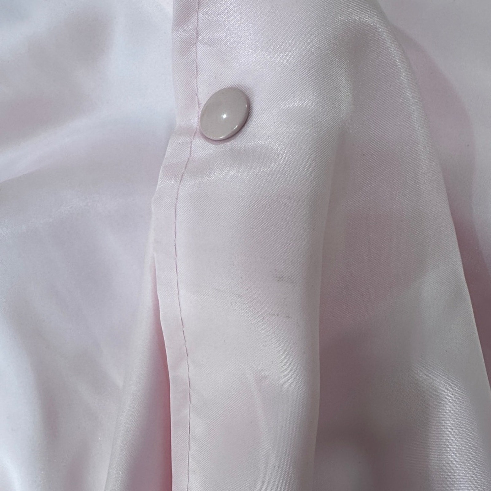 Hot August Nights Satin Bomber Jacket Pink 25th Anniversary size medium