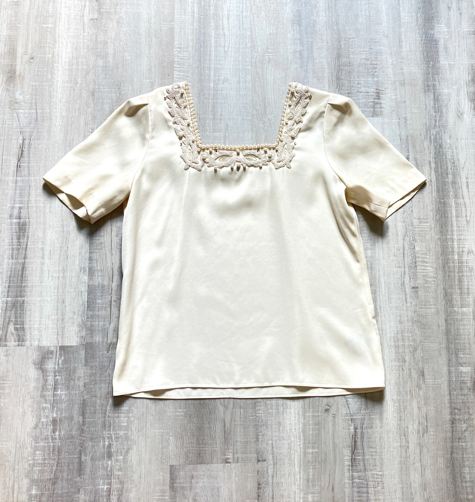 Nolan Miller Dynasty Collection, 1980s Beaded Evening Top