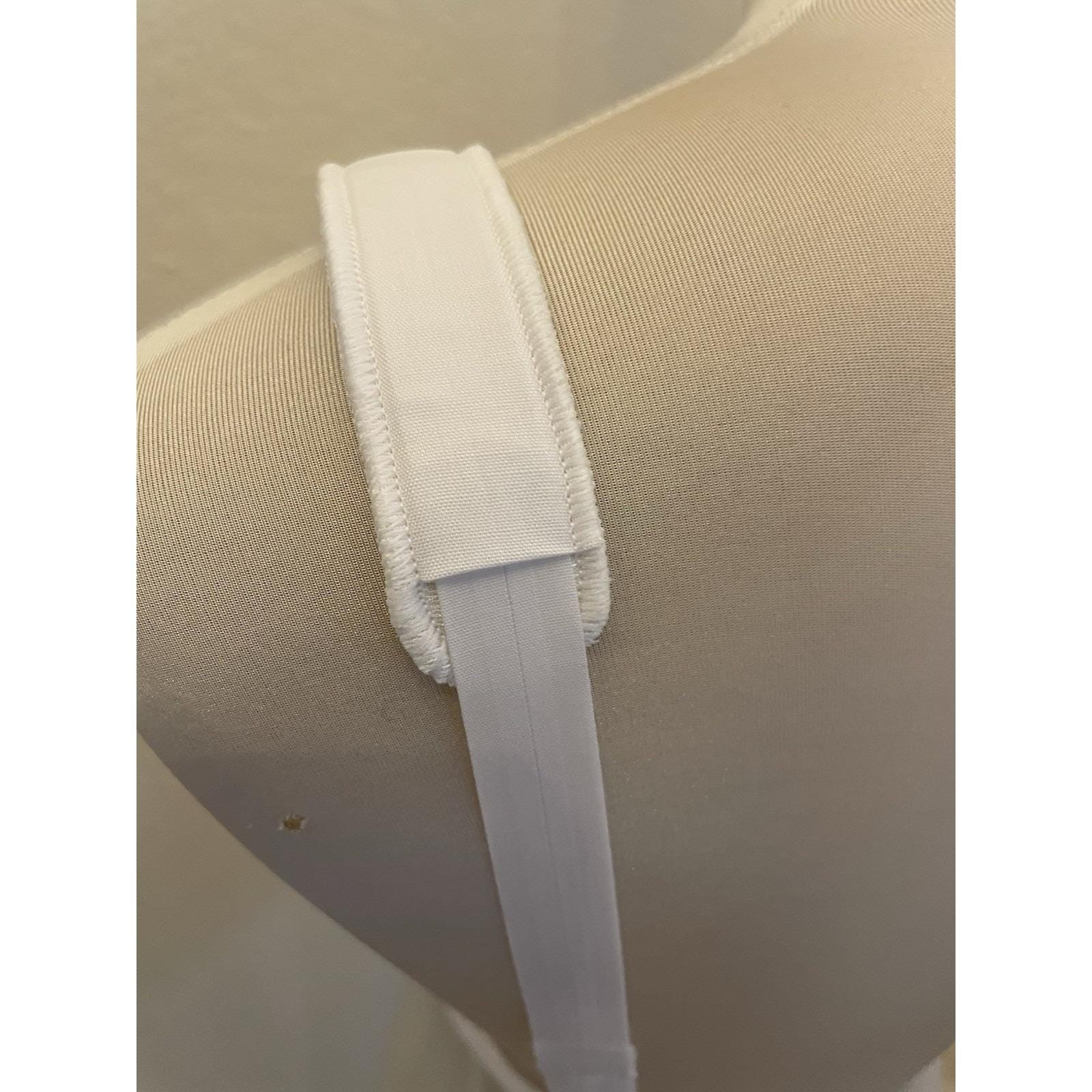 Retro Vtg NOS White Exquisite Form Pointy Bullet Bra 36 B Pinup Girl NIP New