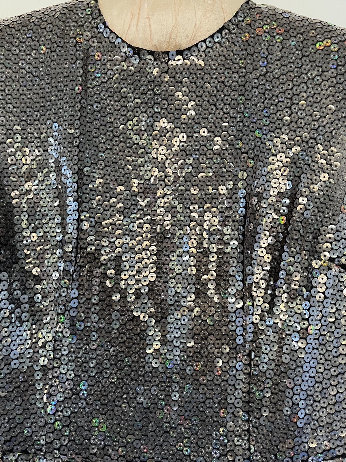 Comme Des Garcons 1999 A/W Runway Sequin Sheath Cocktail Evening Dress