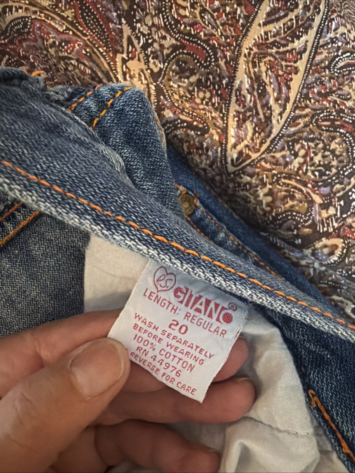 Super high waisted “mom jeans” -PS Gitano Jeans VTG – See Description for Size