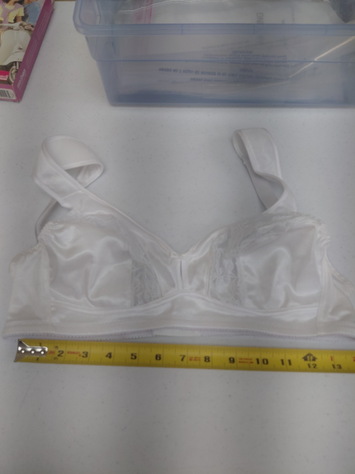 Vintage White Bra Size 38B