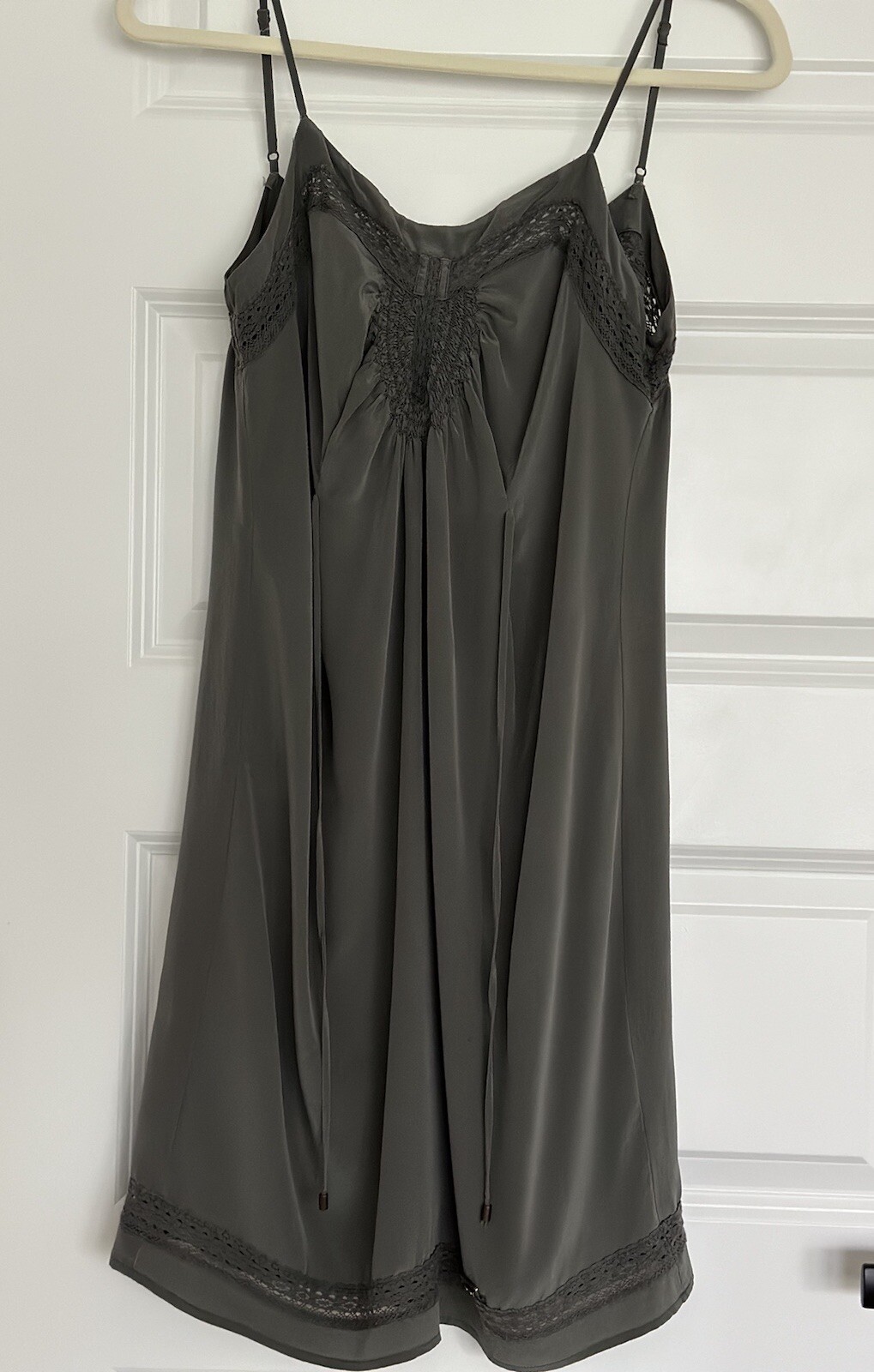 Made in Italy LIU JO Silk Slip Cocktail Lace Dress Size IT 40 / S