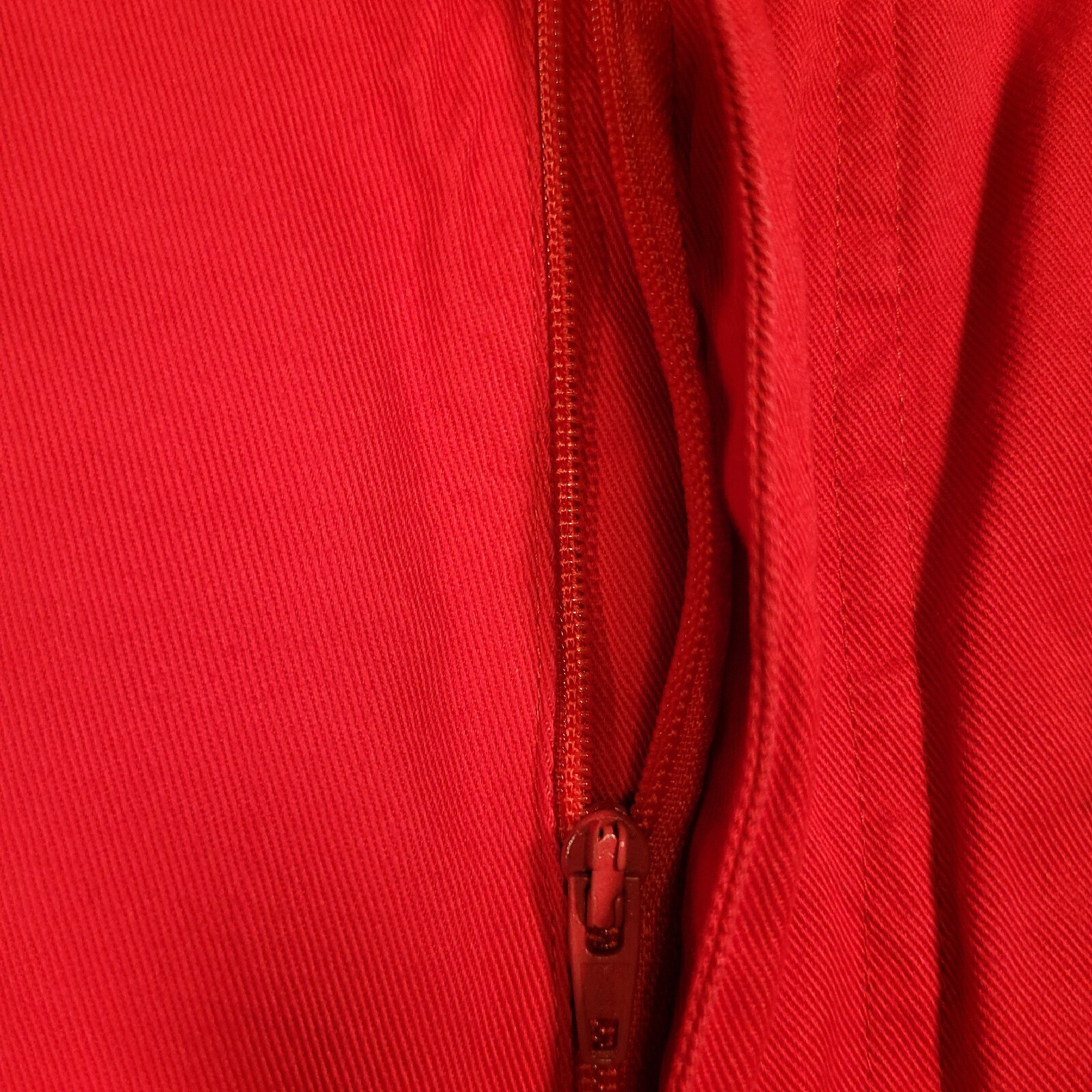VTG BOUILLABAISSE by Deborah, Red Lined Pant Womens Size 6 Baggy Cotton RARE 80s