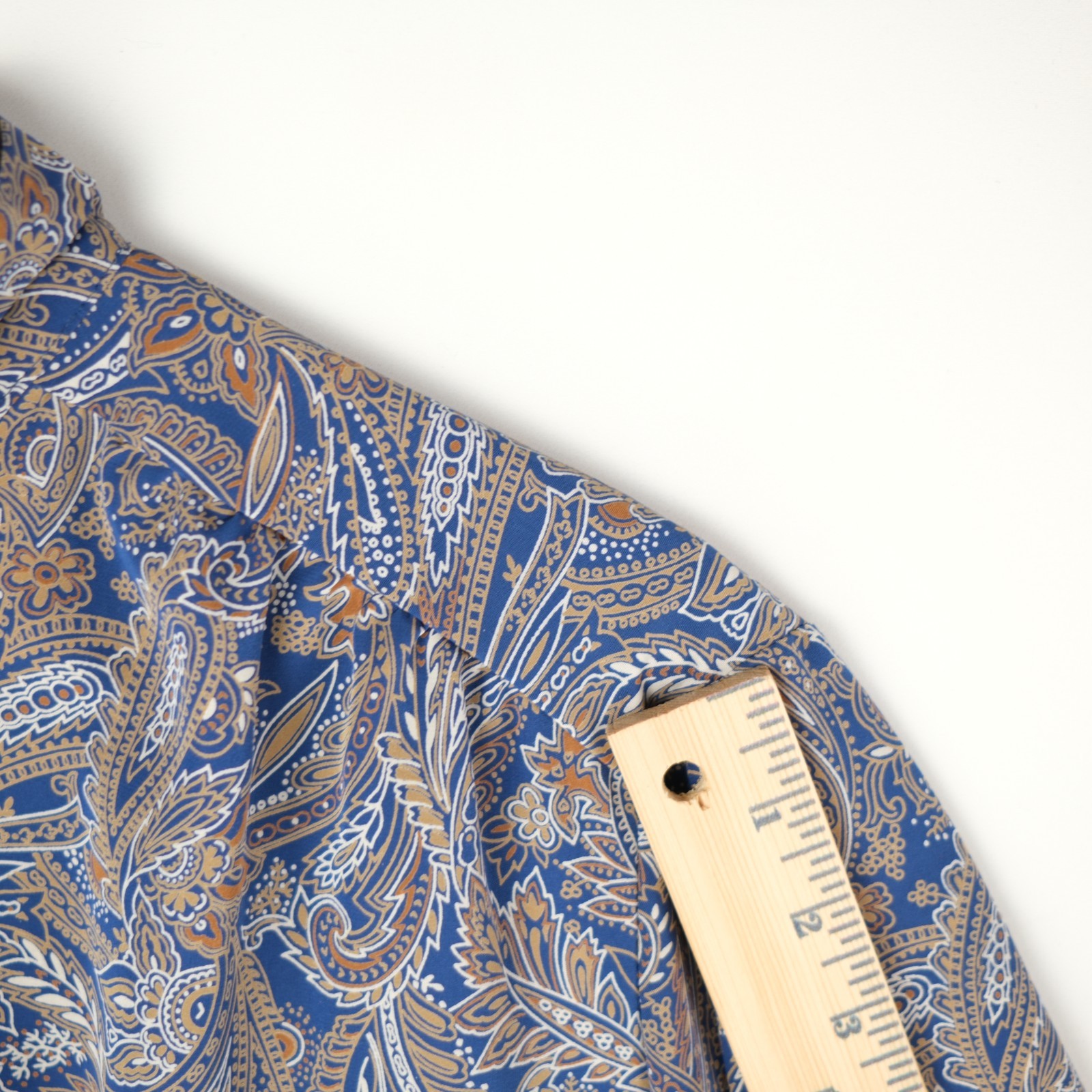 VTG Country Sophisticates Pendleton Paisley Blouse Mock Neck Women&rsquo;s Size L EU
