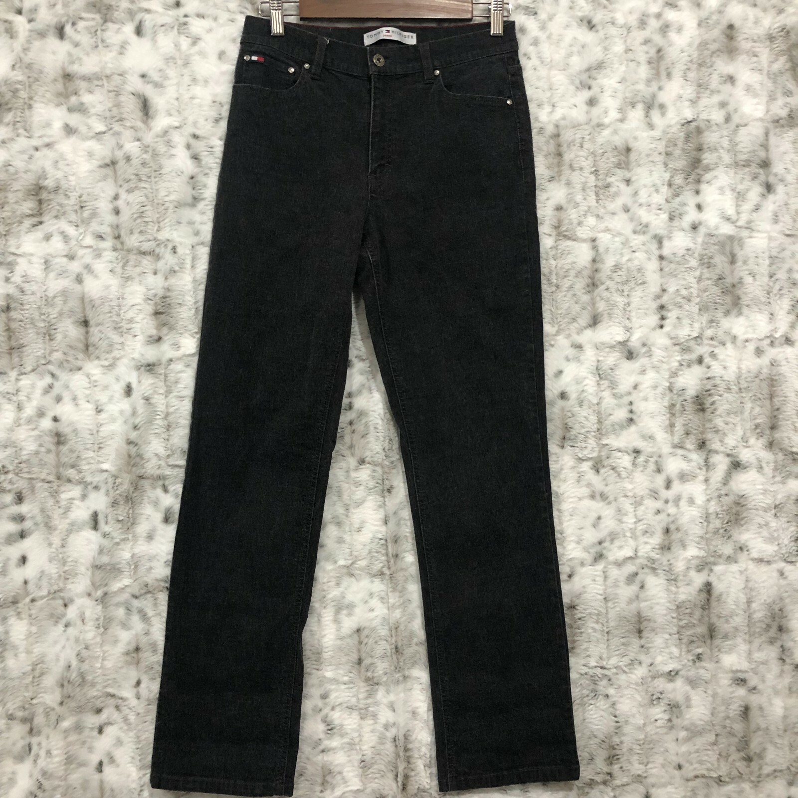TOMMY HILFIGER Vintage 2003, Black Straight Leg Women&rsquo;s Jeans Size 6