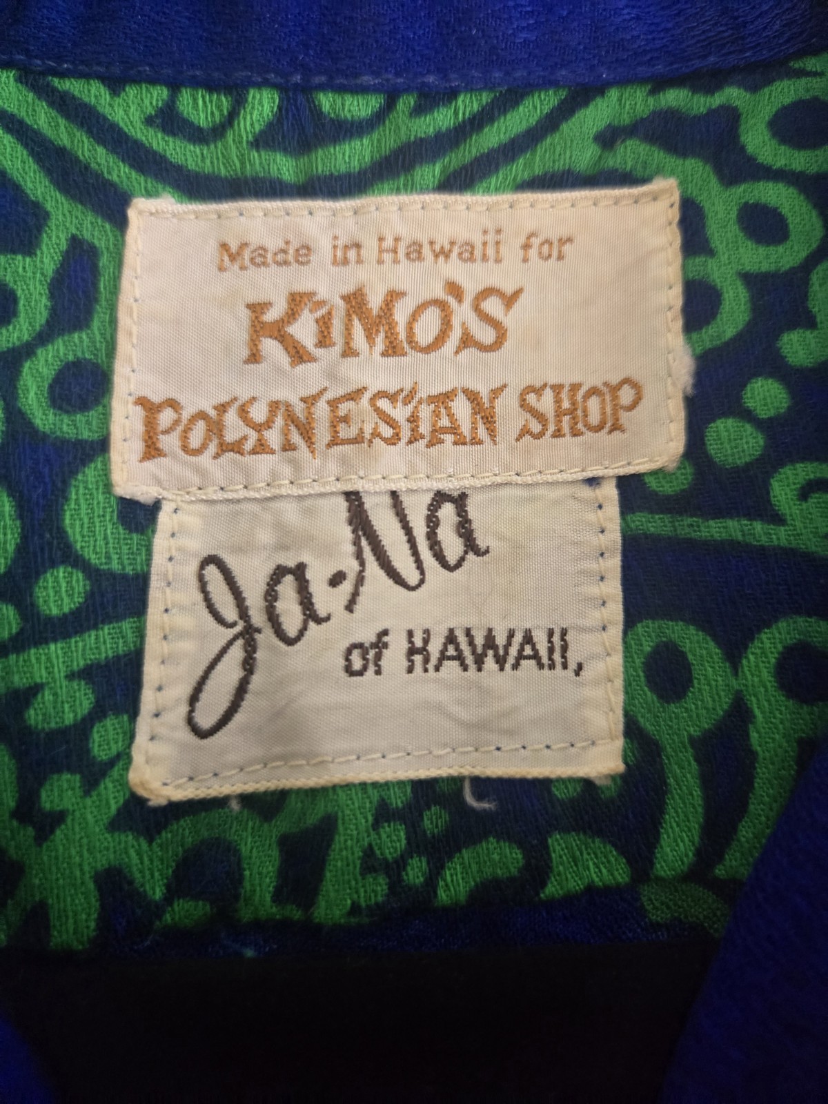 Vintage Sears Hawaiian/Kimo&rsquo;s Polynesian Aloha Honeymoon Dress & Shirt Set w6054