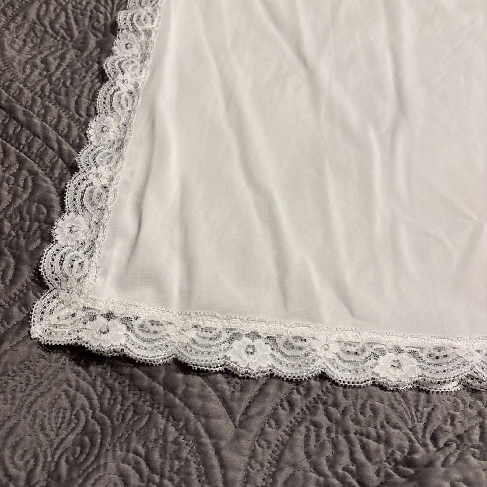 VTG M 36.5&Prime; Long HALF slip SHADOWLINE Shadow Line SIZE Medium ivory formal