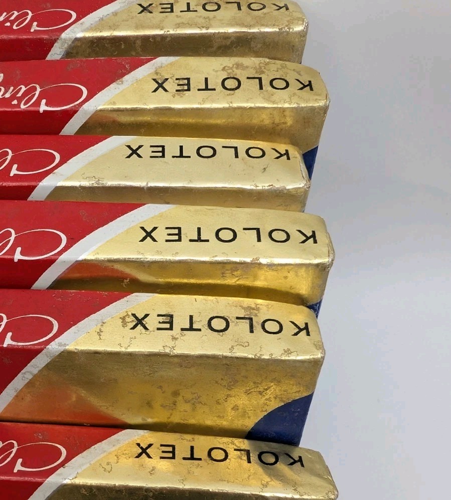 6× Kolotex Clings Super-Lock Tights NOS 15 Denier Café Brazil Vintage Lot