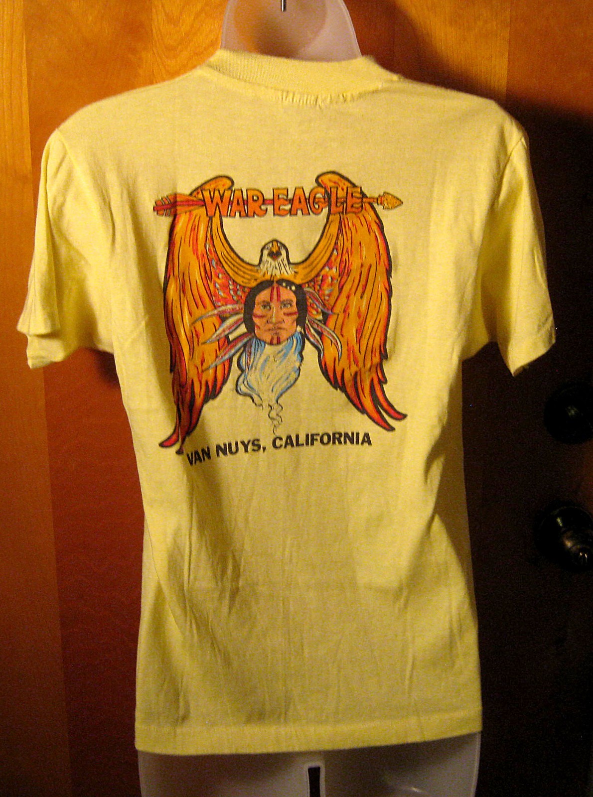 Vintage Hanes 1970&rsquo;s War Eagle Van Nuys Unisex T-Shirt Dale Pulde Mike Hamby Med
