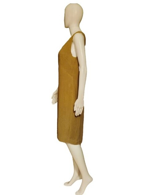 Vintage Emanuel Ungaro Sleeveless Burlap Sheath Dress Size 10