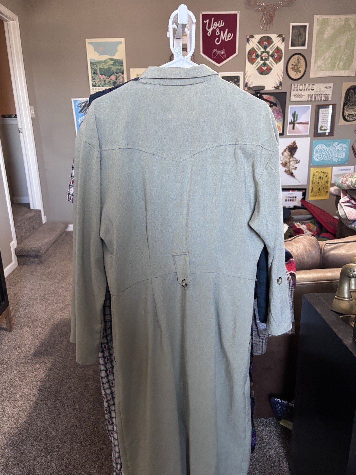 Vintage Stuart Alan button-front Dress