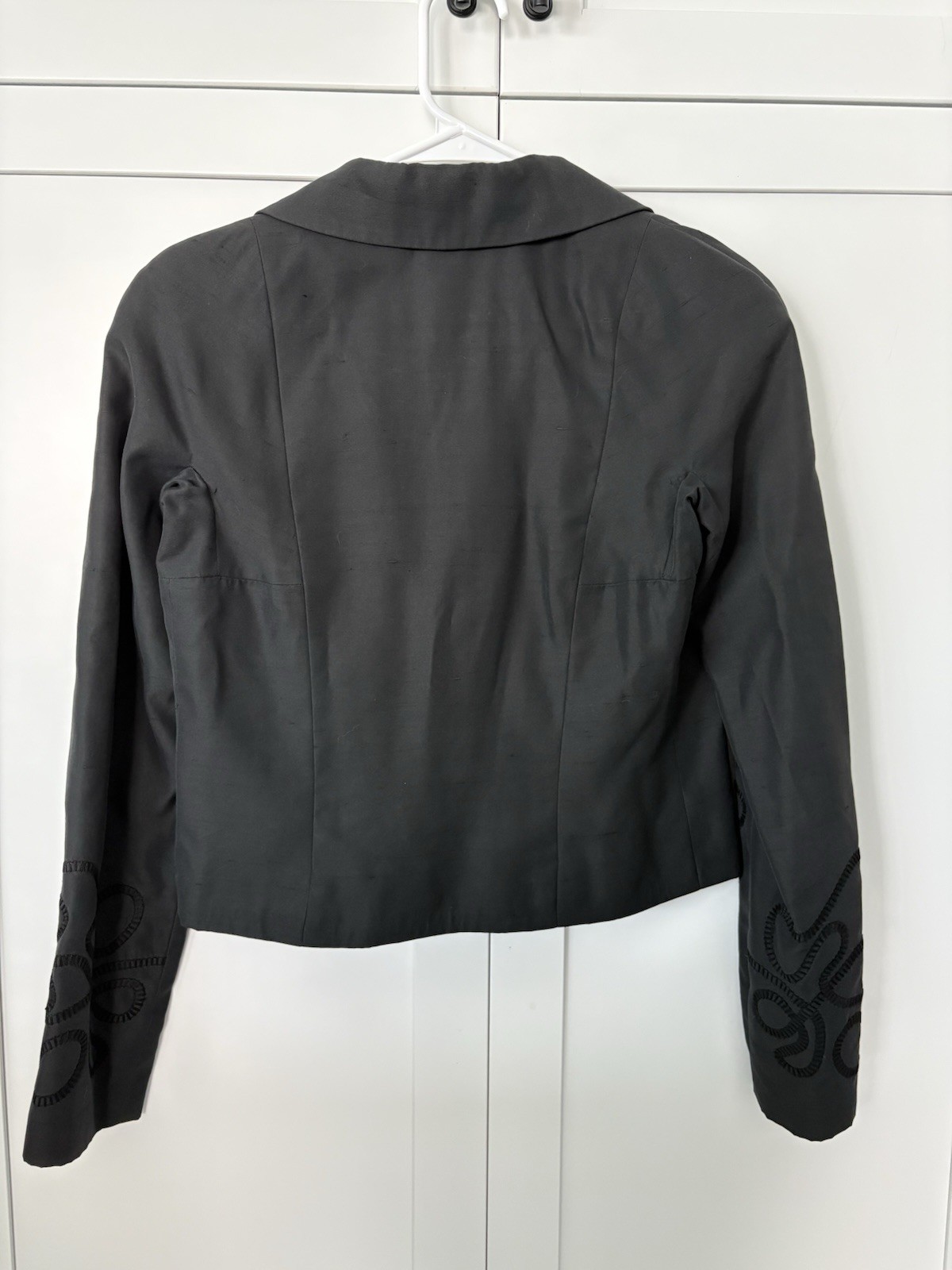 Vintage Christian Lacroix Made In Paris Black Blazer Jacket Women&rsquo;s 38/6 US