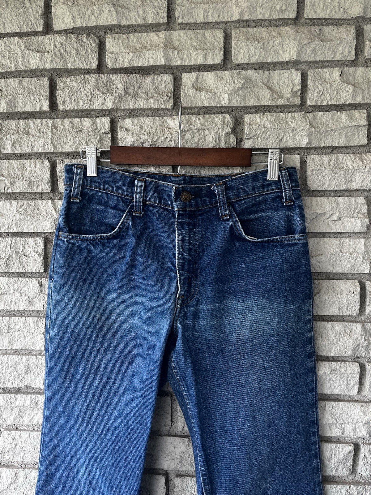 Vintage 684 Orange Tab Levi’s Darkwash Bell Bottom Jeans W31| L34