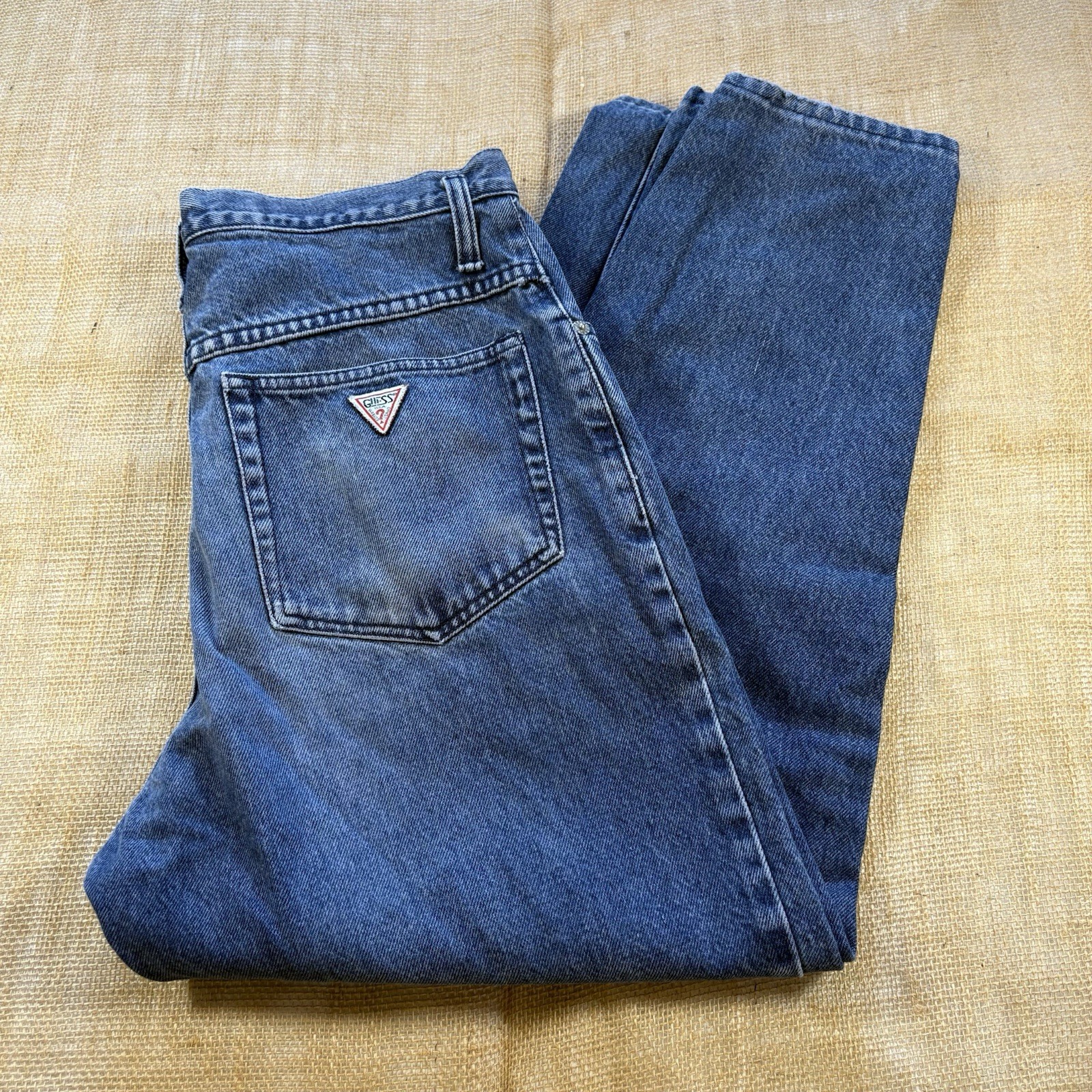 Vintage Guess by George Marcino Woman&rsquo;s Button Fly Jeans 30×27 Made in USA