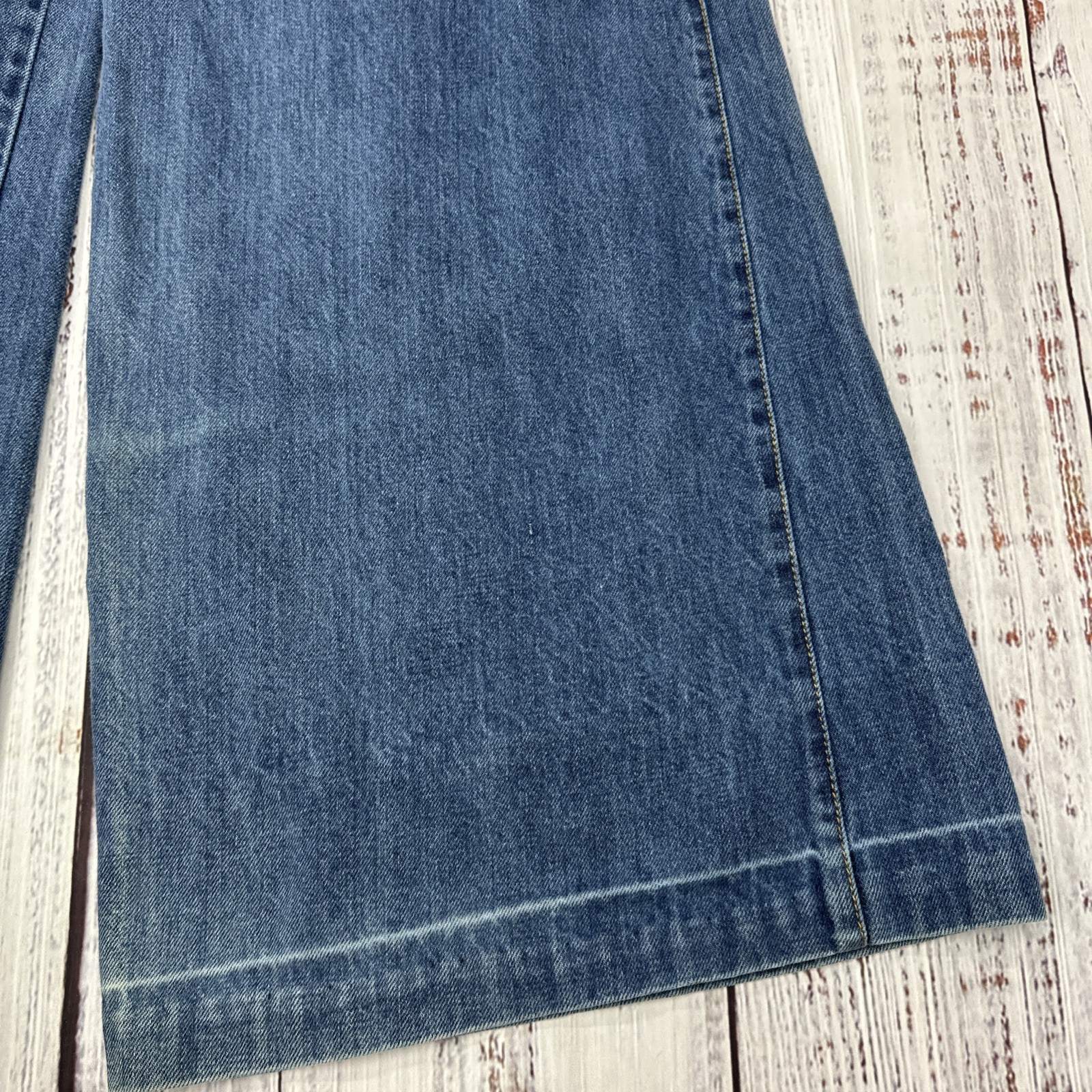 VTG 70’s Pentimento Bell Bottom Jeans Womens Sz 9(23×31) High Waist Stretch RARE