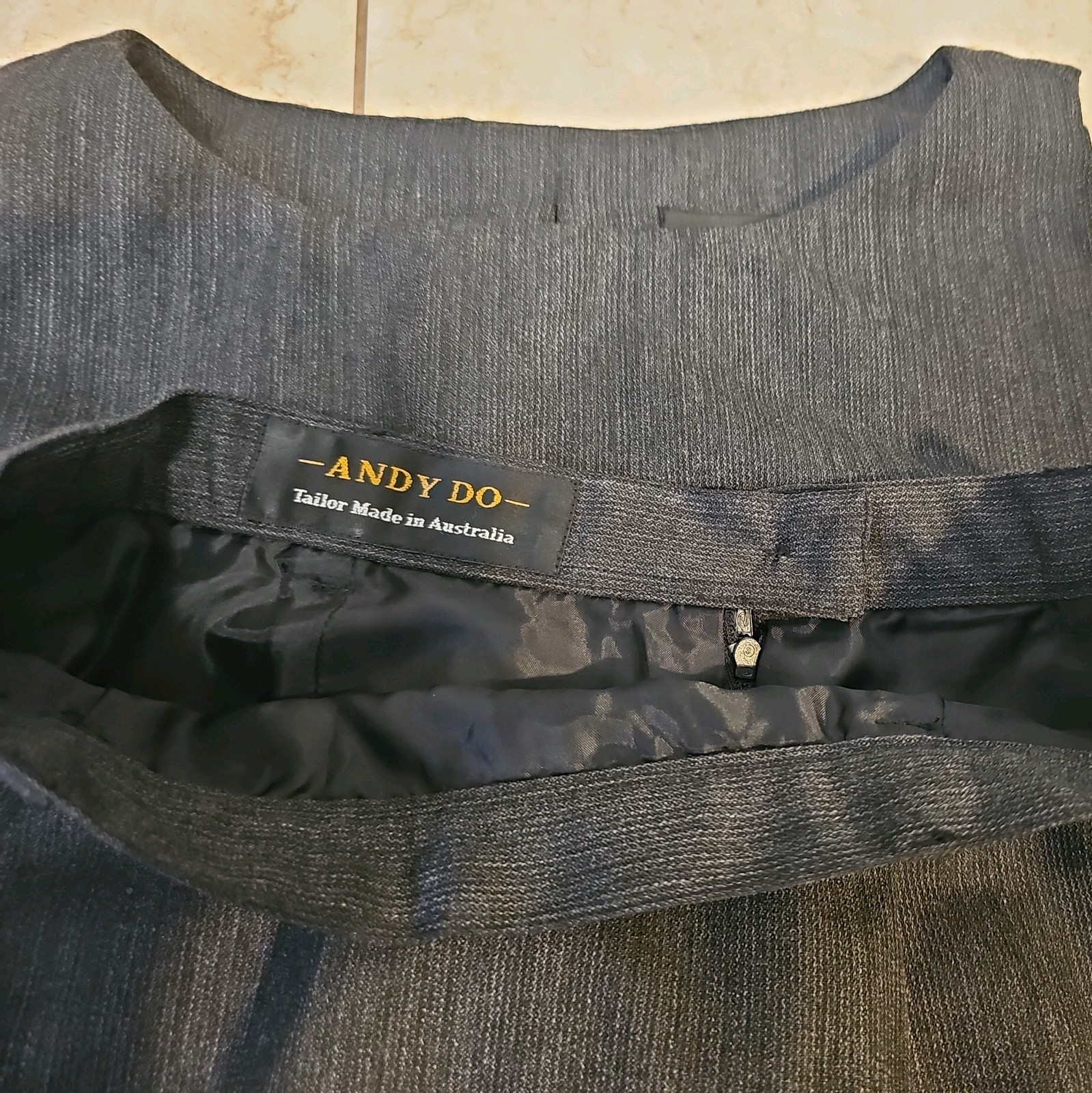 Rare Andy Ho x H.P. France Tailored 2-Piece Skirt & Top Set – Mint Condition
