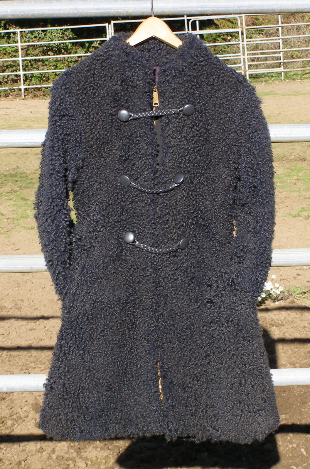 Vintage Mongolian Curley Lamb Sheep/Wool Maxie Coat 1960&rsquo;s