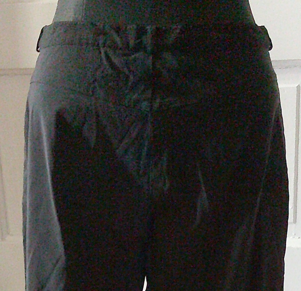 90&rsquo;s EXPRESS STRETCH Black Flat Front Dress Pants Slacks 7 / 8 Reg