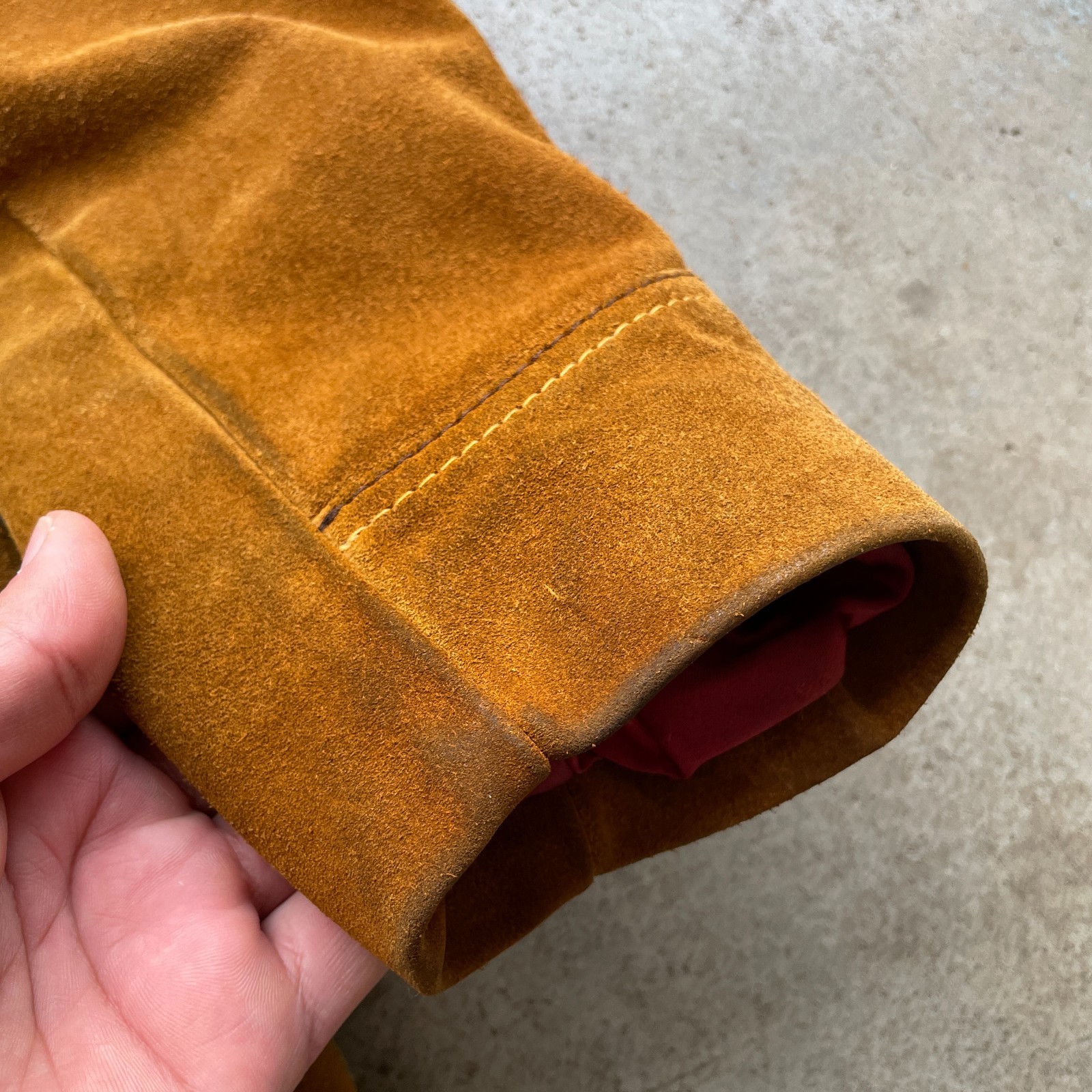 VTG 70s Great Things From Canada Suede Leathercraft Tan Coat Women&rsquo;s Small 11/12