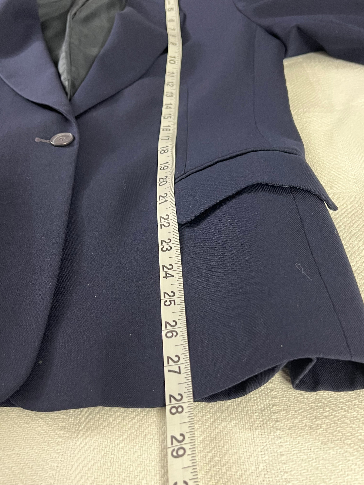 Vintage Pendleton Women&rsquo;s Virgin Wool Suit Jacket Blazer Navy Blue 10