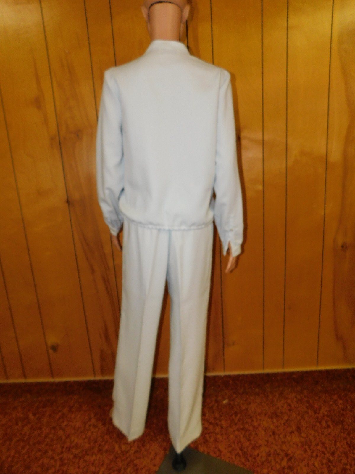 Vintage BROWNSTONE STUDIOS Gray Pants and Blouse Set Waist 29-31&Prime;
