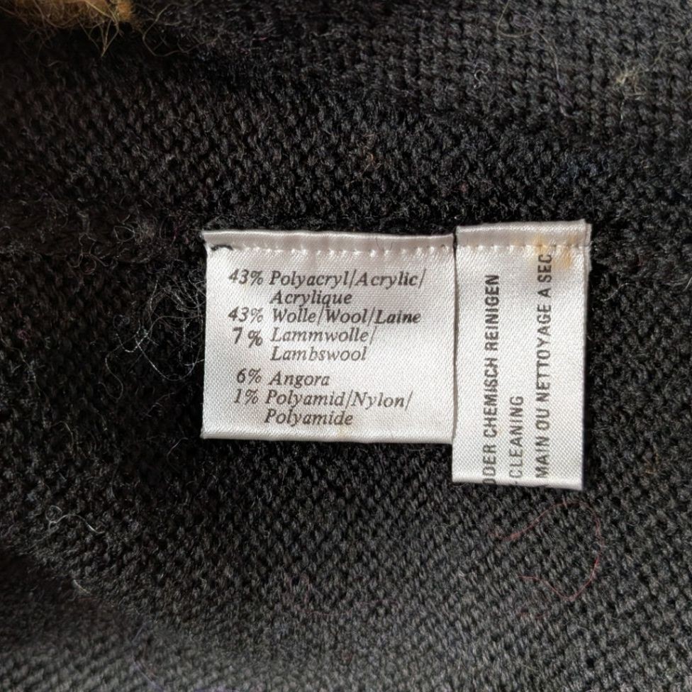 Dolores Pullover Jumper — Wool Blend — Black — Size 38