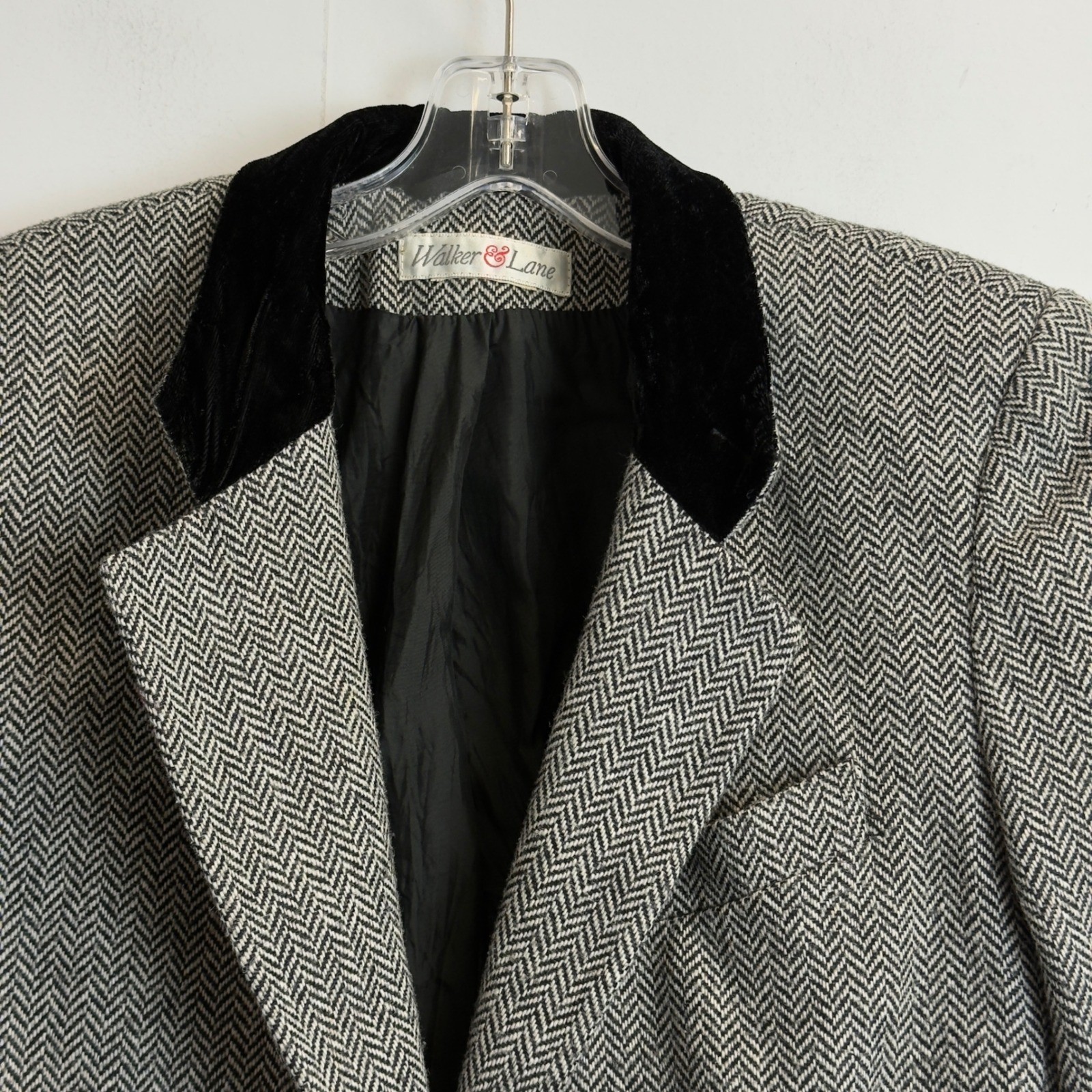 Walker & Lane Vintage Herringbone Skirt Suit Set Wool Blend Women&rsquo;s size XS/S