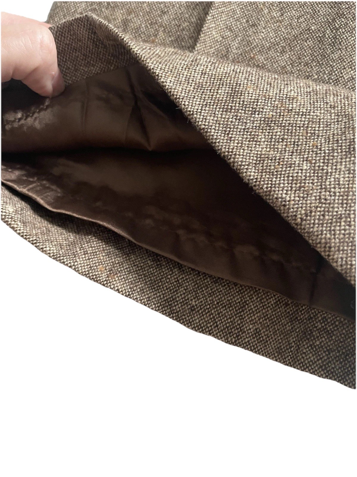 Vintage Womens Pendleton Wool Dress Pants Trousers Brown Size 8 Inseam 29” USA