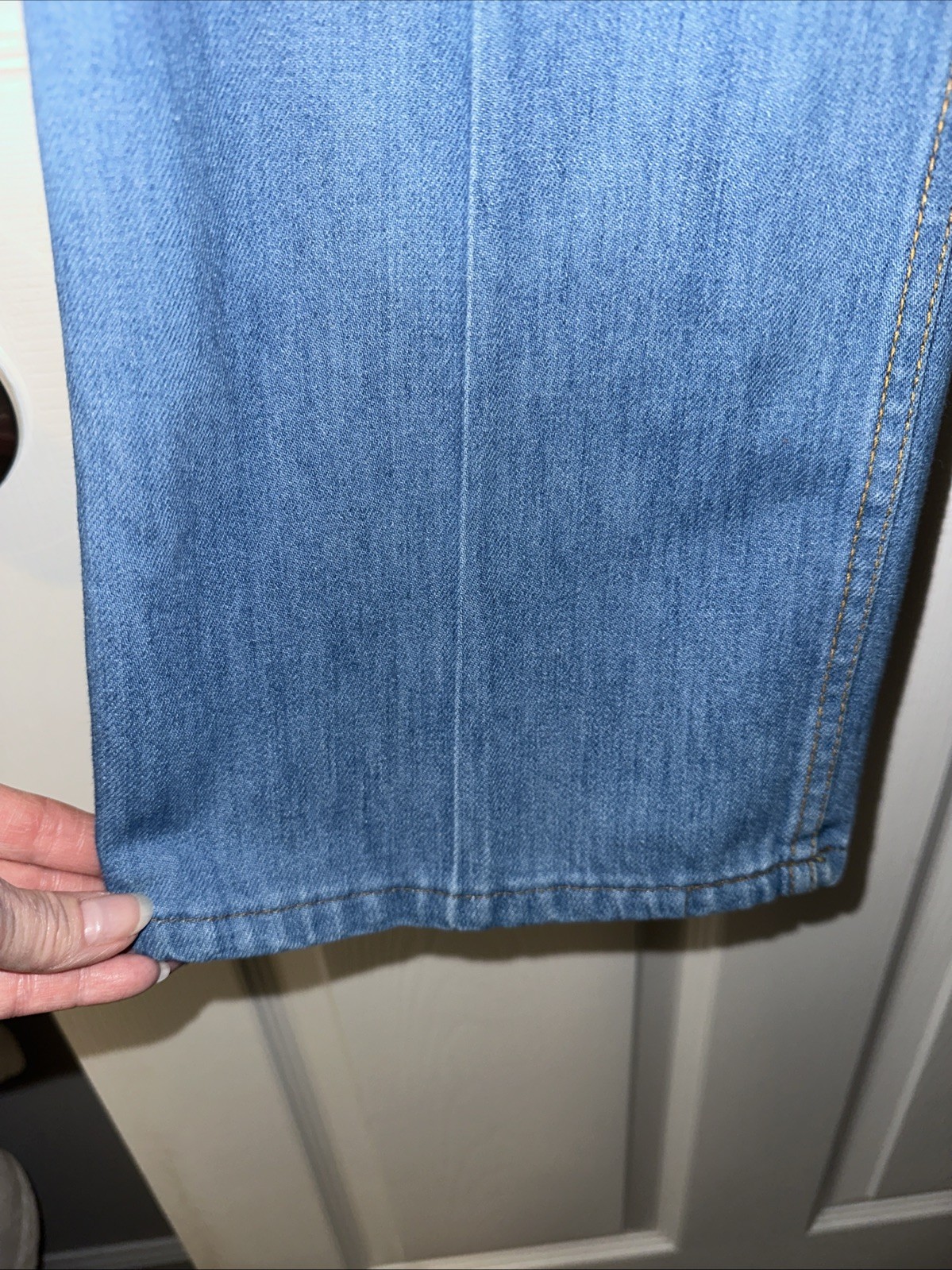 Vintage 70&rsquo;s Levi&rsquo;s Orange Tab Bootcut Light Wash Jeans Slash Pocket 30x 29.5
