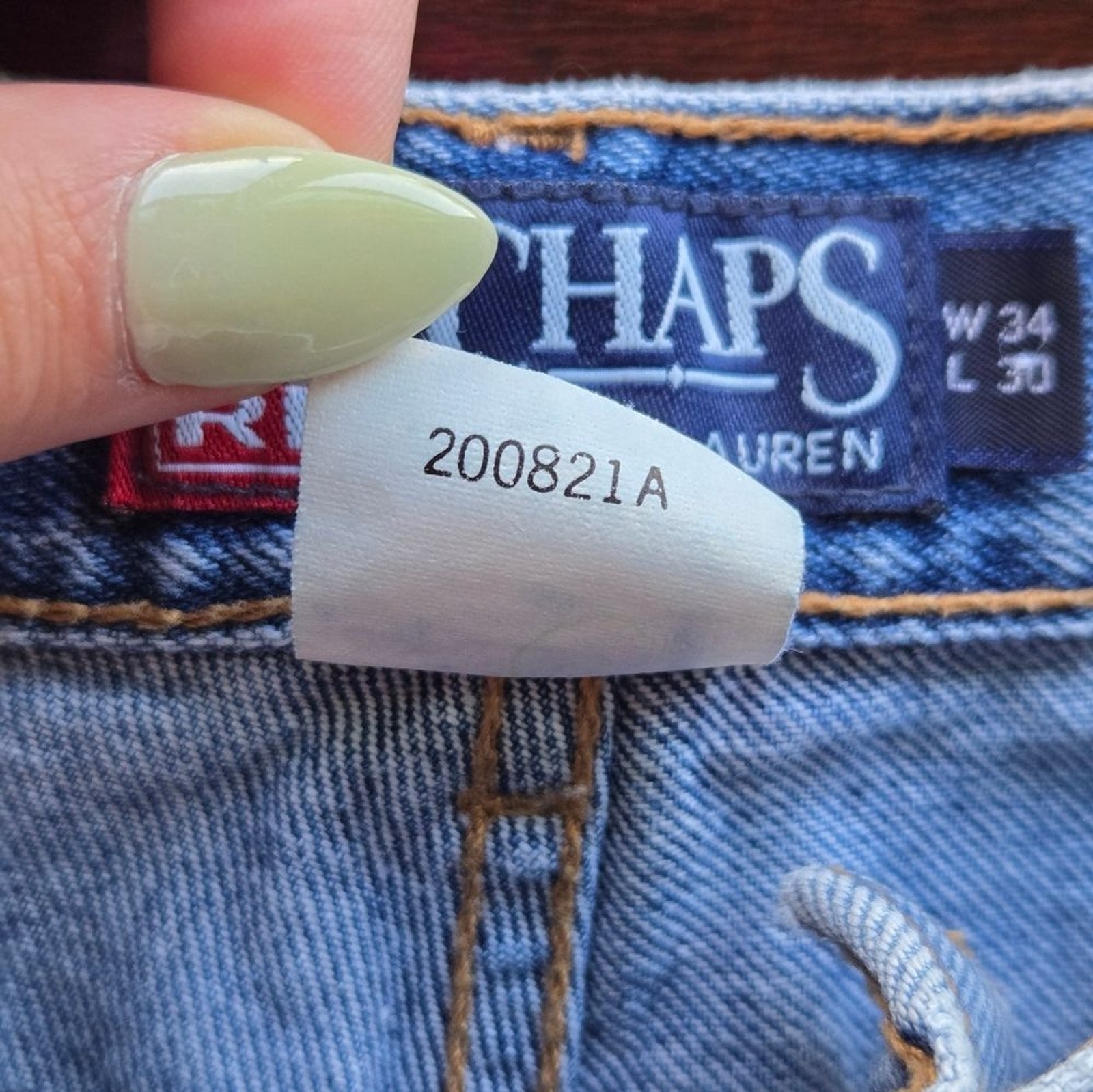 VTG Chaps Ralph Lauren « The Spirited Tradition » Jeans | 32×30 (Actual)