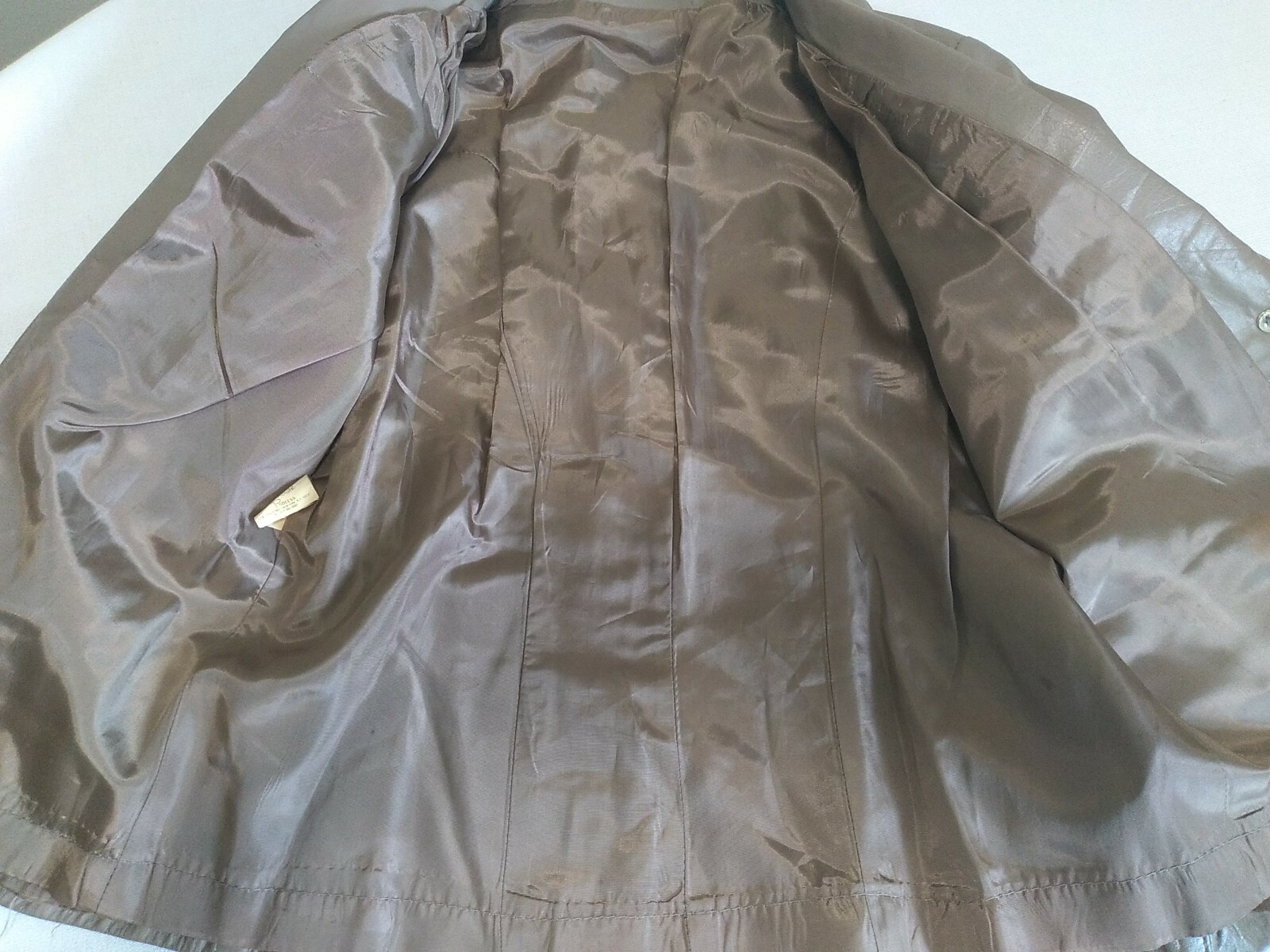 Vintage 1970&rsquo;s General Leather-NY Women&rsquo;s Beige Leather Size Small Jacket