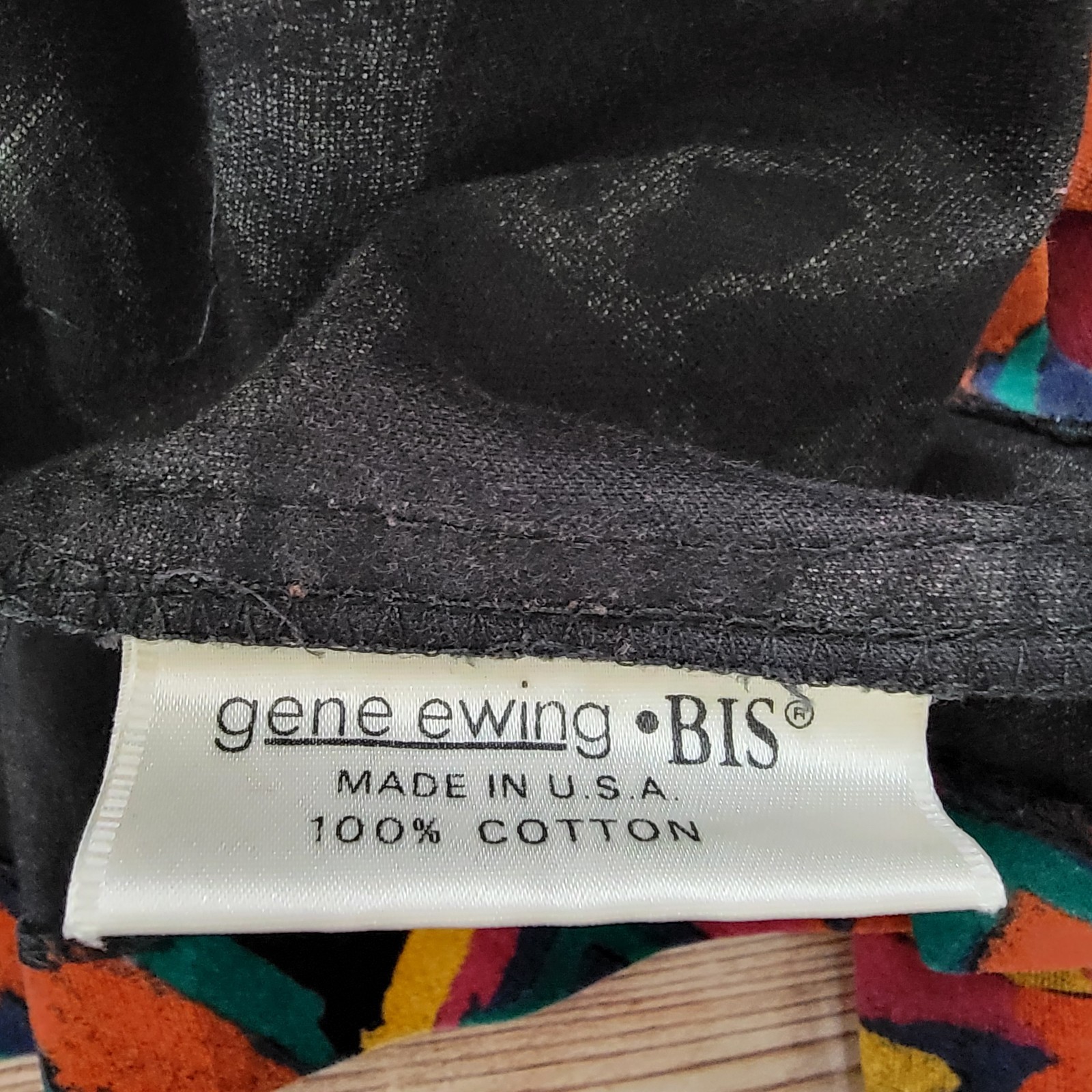 Vintage Gene Ewing BIS Pullover Womens Sz S Oversize Elephant Art Euc 80s
